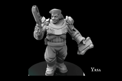 Torgny, Sentinel Infiltrator Dwarf Miniature | Galactic Infiltration Squad Member - Plague Miniatures