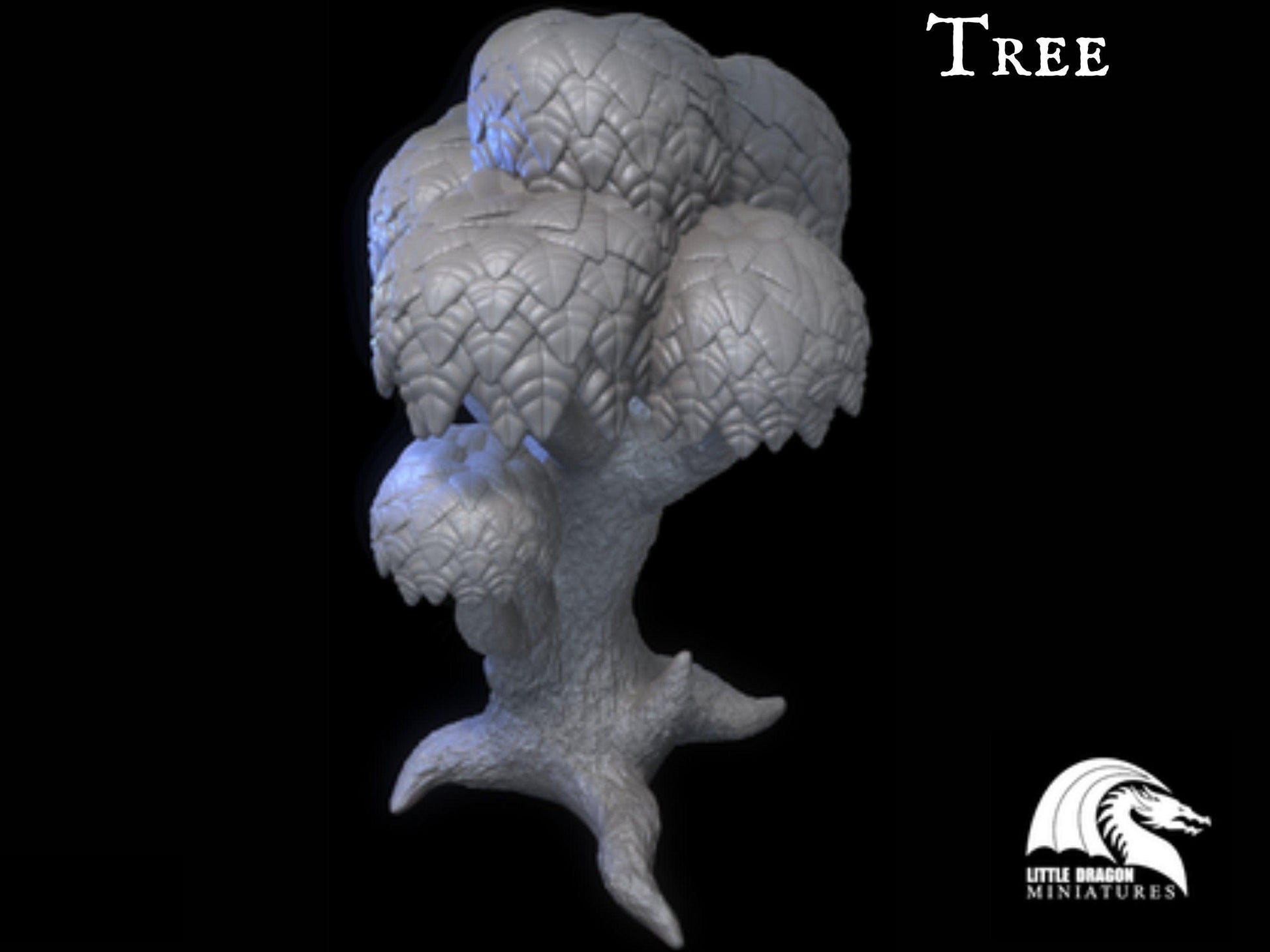 Tree and Forest Terrain Miniatures Set - 32mm Scale | Tabletop Gaming Accessories - Plague Miniatures