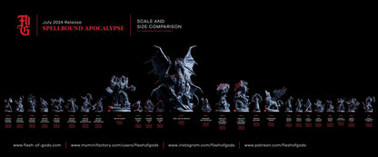 Trinket Arcanist Miniature | Ethereal Spellcaster Undead Wizard | 32mm Scale or 75mm Scale - Plague Miniatures