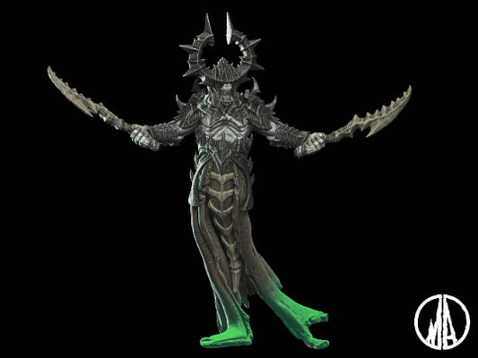 Twisted Ghoul Miniature Ghost miniature - 28mm scale Tabletop gaming DnD Miniature Dungeons and Dragons, Mage miniature, dnd 5e wargaming - Plague Miniatures