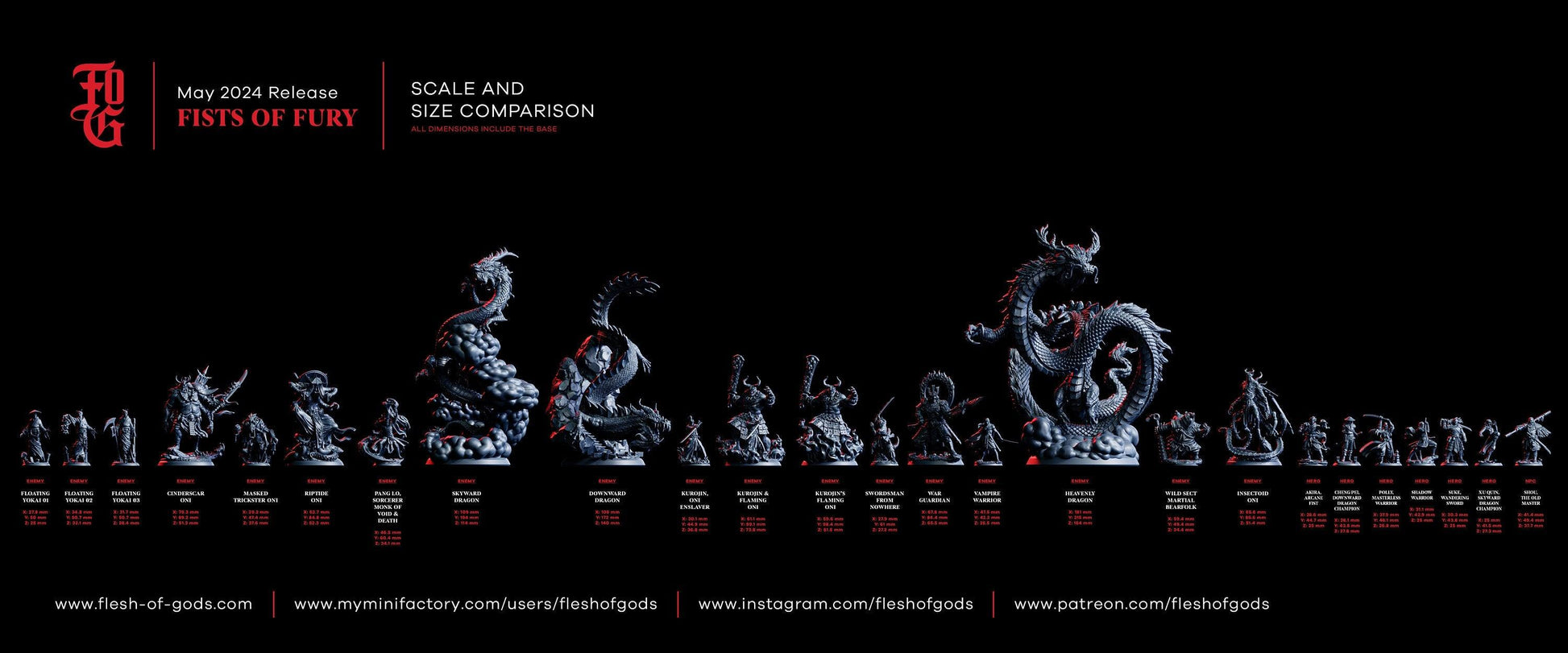 Undead Demon Floating Yokai Monster Miniature | Sinister Tabletop Abomination | 32mm Scale - Plague Miniatures