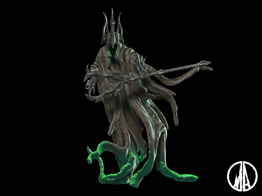 Undead DnD Mage Ghost Miniature ttrpg miniature - 28mm scale Tabletop gaming DnD Miniature Dungeons and Dragons, Mage miniature, dnd 5e wargaming - Plague Miniatures