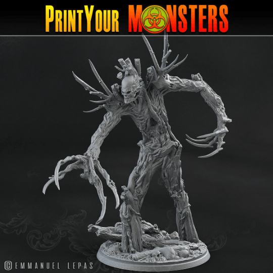 Undead Treant Forest Monster for Tabletop Gaming | Skeleton Monster - Plague Miniatures