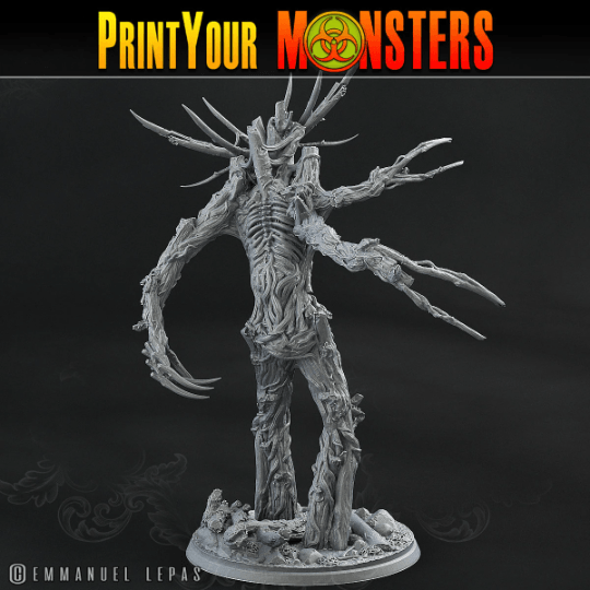 Undead Treant Miniature | Print Your Monsters | Tabletop gaming | DnD Miniature | Dungeons and Dragons, dnd 5e dnd monster treant - Plague Miniatures shop for DnD Miniatures