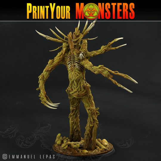 Undead Treant Miniature | Print Your Monsters | Tabletop gaming | DnD Miniature | Dungeons and Dragons, dnd 5e dnd monster treant - Plague Miniatures shop for DnD Miniatures