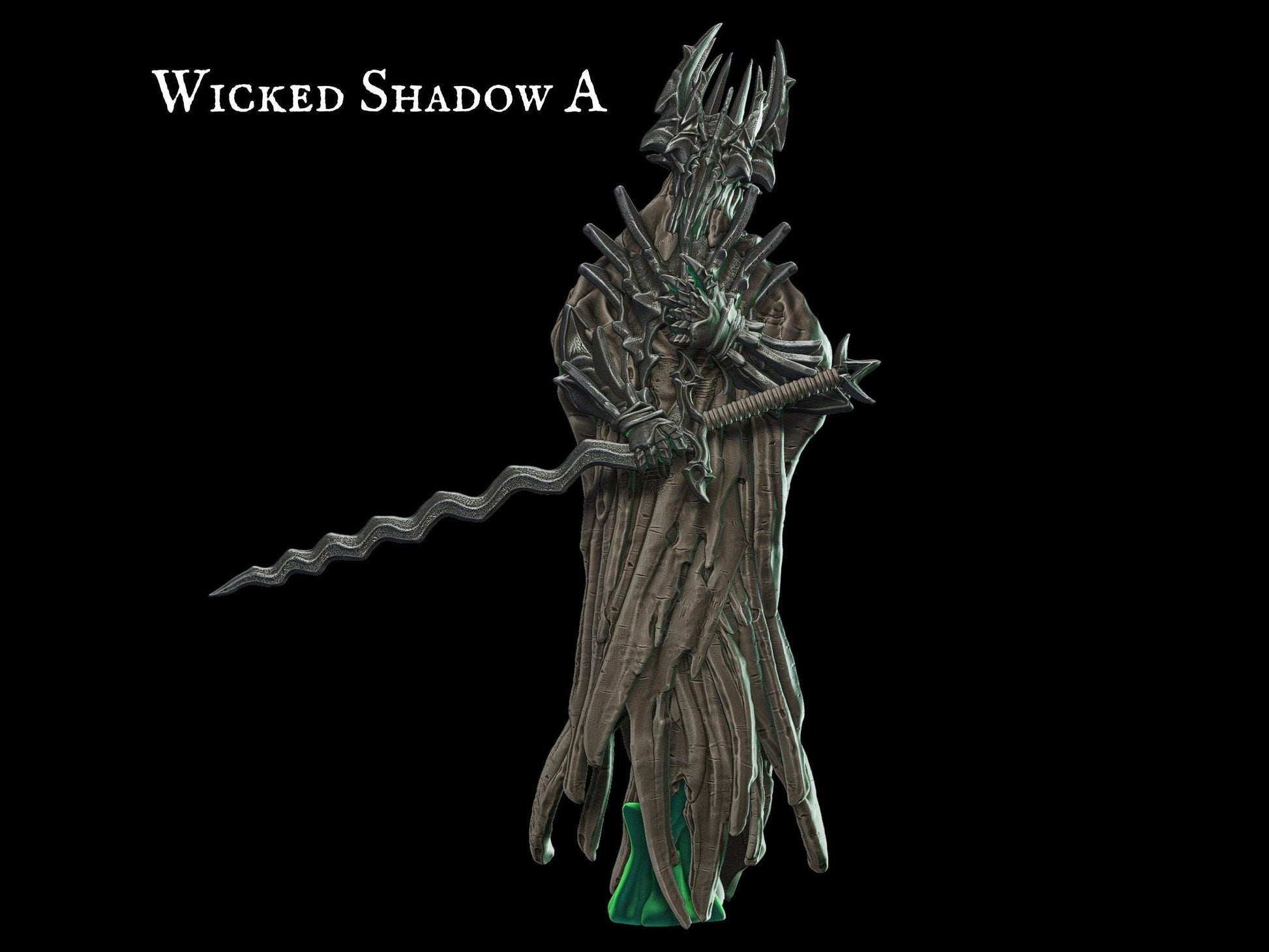 Undead Wicked Shadow Miniature - 28mm scale Tabletop gaming DnD Miniature Dungeons and Dragons dnd 5e dungeon master gift - Plague Miniatures