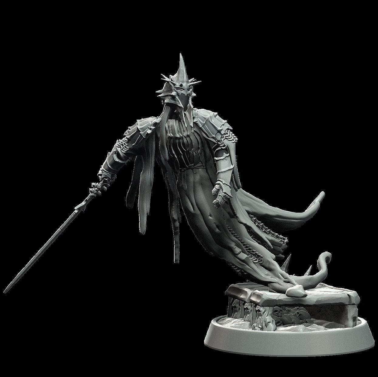 Undead Wretched Soul Miniature - 3 Poses - 28mm scale Tabletop gaming DnD Miniature Dungeons and Dragons, dnd 5e - Plague Miniatures