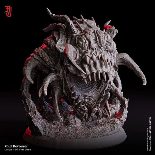Void Devourer Monster Miniature | Large Cthulhu Mythos Aberration Figure | 50mm Base - Plague Miniatures