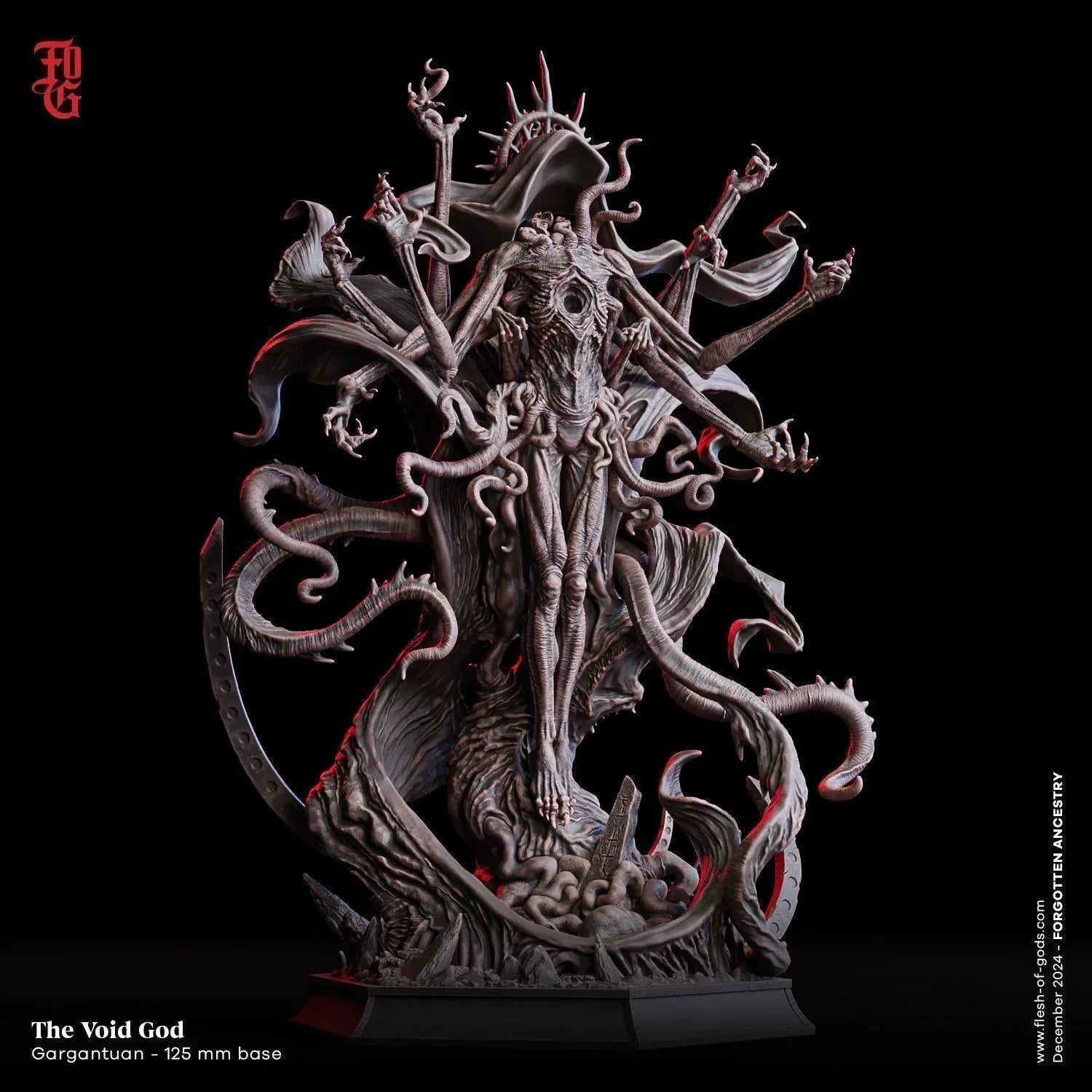 Void God Miniature | Gargantuan Aberration Cosmic Divinity Monster Figurine | 125mm Base - Plague Miniatures