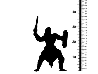 Vordak, Orc Sword & Shield Warrior Miniature | Resilient Protector | 32mm Scale - Plague Miniatures