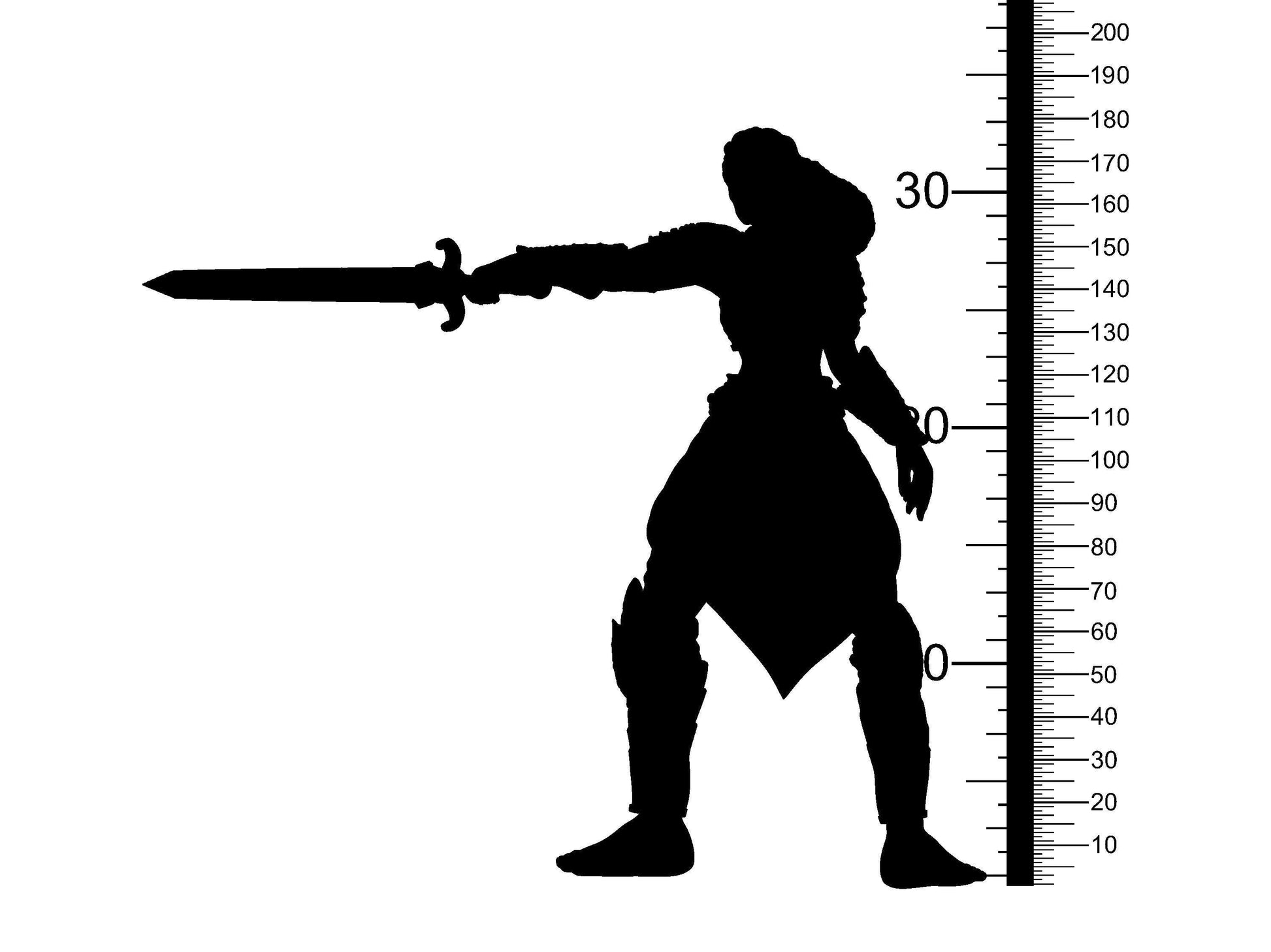 Vykara, Swordbearer Female Orc Miniature | Warrior Orc Fighter | 32mm Scale - Plague Miniatures