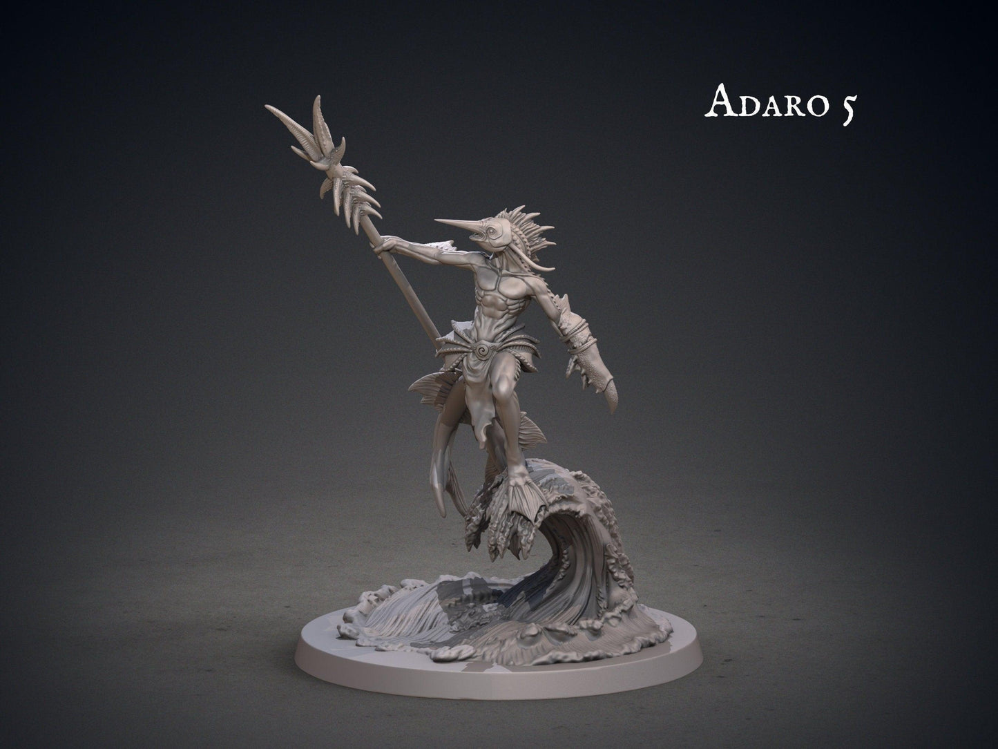 Water Kuo-Toa Miniature | Submerge Your DnD Adventures | 32mm Scale - Plague Miniatures