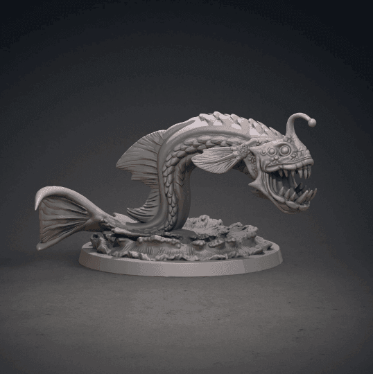Water Kuo-Toa Miniature | Submerge Your DnD Adventures | 32mm Scale - Plague Miniatures