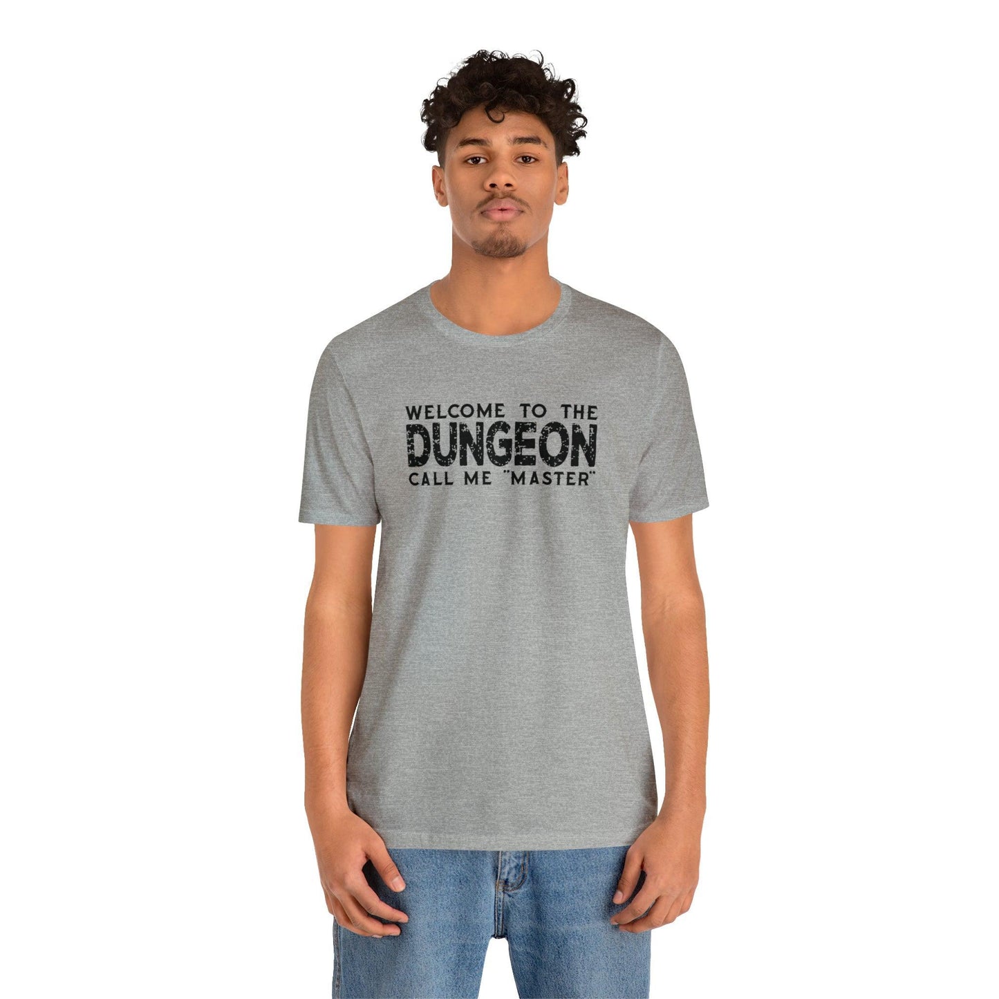 Welcome to the Dungeon Call me Master | DM shirt | Dungeon Master gift | dnd tshirt | Gaming shirt | dungeons and dragons Short Sleeve Tee - Plague Miniatures