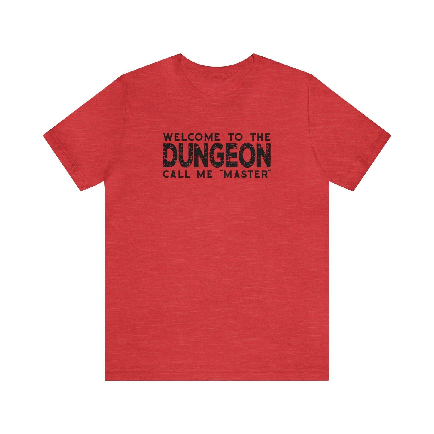 Welcome to the Dungeon Call me Master | DM shirt | Dungeon Master gift | dnd tshirt | Gaming shirt | dungeons and dragons Short Sleeve Tee - Plague Miniatures