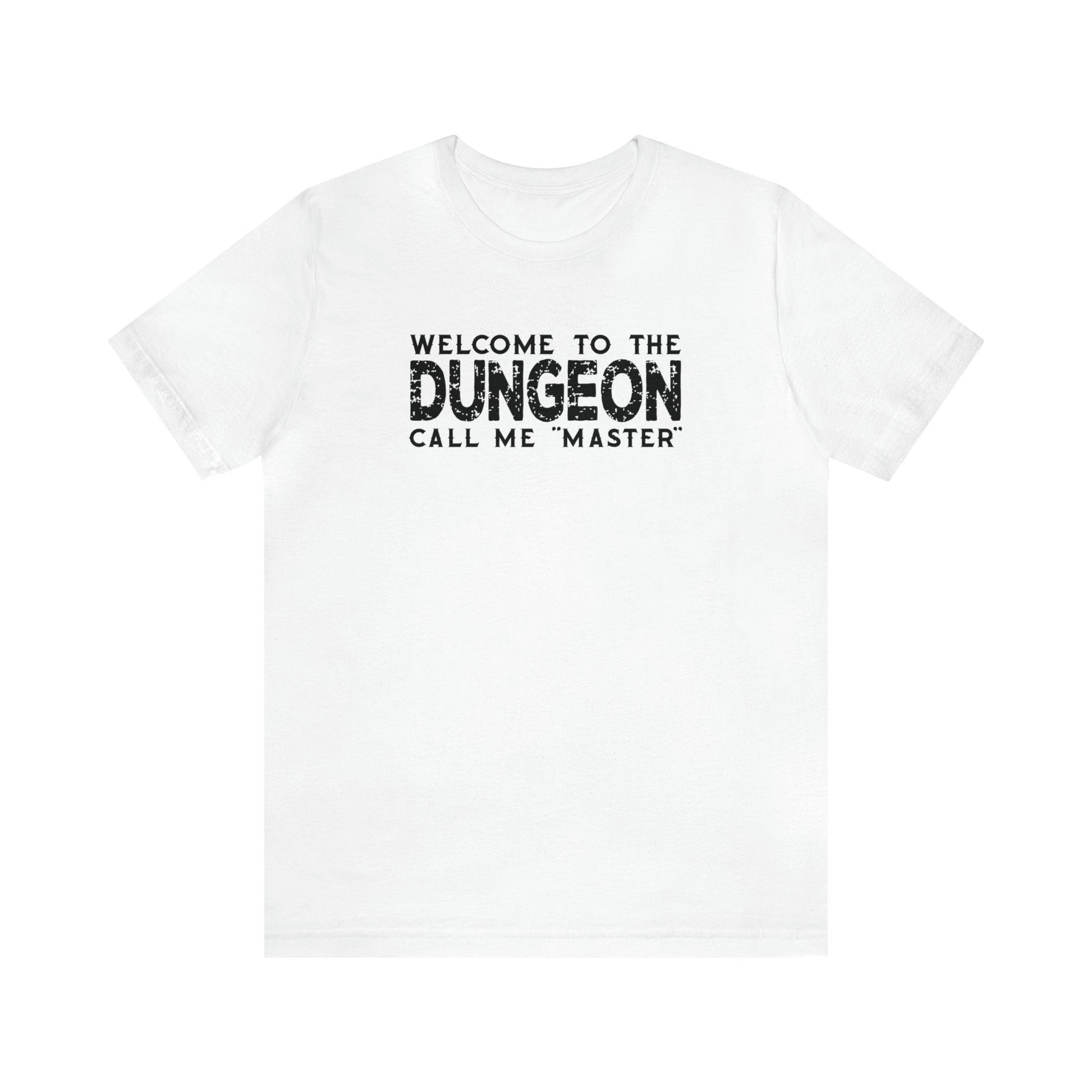 Welcome to the Dungeon Call me Master | DM shirt | Dungeon Master gift | dnd tshirt | Gaming shirt | dungeons and dragons Short Sleeve Tee - Plague Miniatures