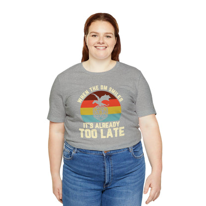 When the DM smiles it's already too late Retro Tee | DM shirt | Dungeon Master gift | dnd tshirt | gaming shirt | dungeons and dragons - Plague Miniatures