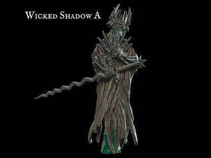 Wicked Shadow Monster Miniature - 28mm scale Tabletop gaming DnD Miniature Dungeons and Dragons dnd 5e dungeon master gift - Plague Miniatures