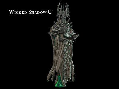 Wicked Shadow Monster Miniature - 28mm scale Tabletop gaming DnD Miniature Dungeons and Dragons dnd 5e dungeon master gift - Plague Miniatures