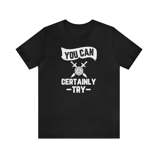 You can certainly try Tee | DM shirt | Dungeon Master gift | dnd tshirt Wargaming | dungeons and dragons Short Sleeve Tee DnD gifts - Plague Miniatures
