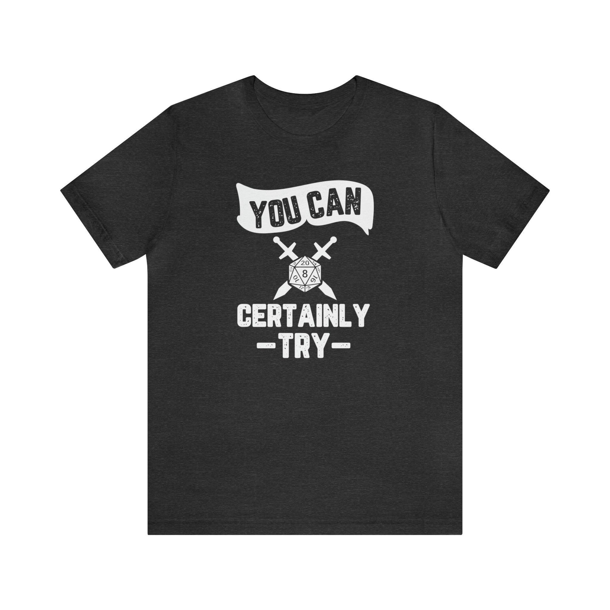 You can certainly try Tee | DM shirt | Dungeon Master gift | dnd tshirt Wargaming | dungeons and dragons Short Sleeve Tee DnD gifts - Plague Miniatures