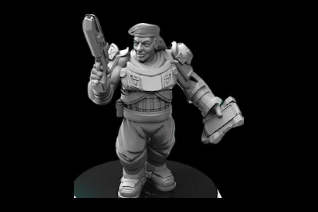 Yrsa, Tech-Savvy Scout Dwarf Miniature | Galactic Infiltration Squad M ...