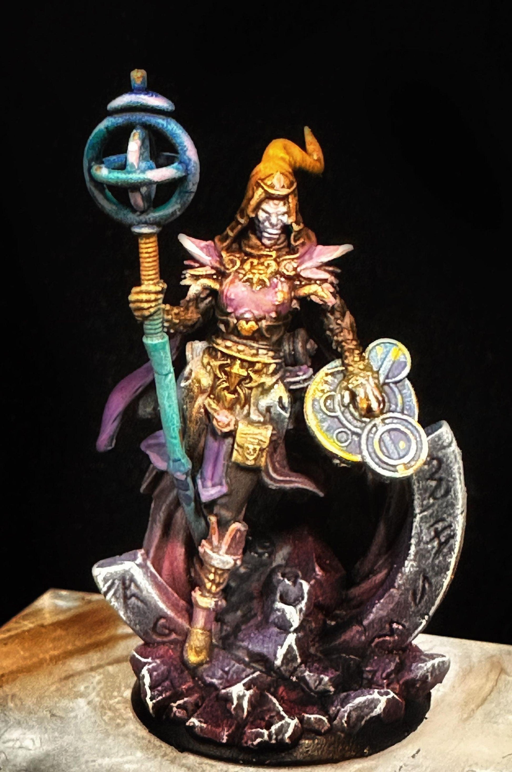 Zivana, Master of Time Miniature | Enchanting Sorceress for DnD 5e | 32mm Scale - Plague Miniatures