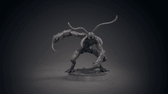 Zoobehk Flying Hive-Mind Insectoid Miniature | 32mm Scale - Plague Miniatures