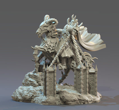 Abaddon Demon Miniature | Mythical Destroyer Figurine | 32mm Scale - Plague Miniatures