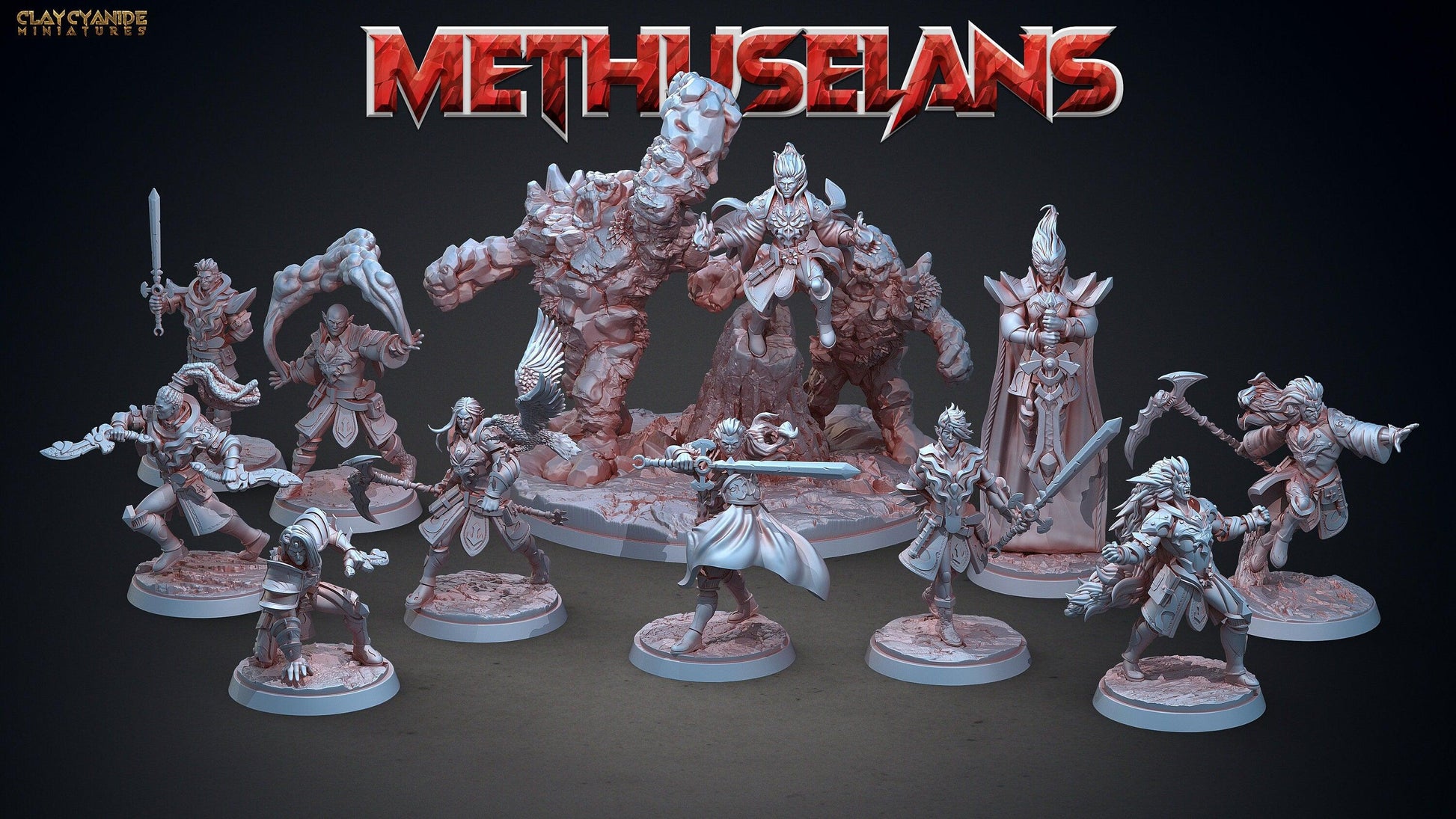 Vampire miniature | Absalom Clay Cyanide | Methuselans | Tabletop Gaming | DnD Miniature | Dungeons and Dragons , DnD 5e - Plague Miniatures shop for DnD Miniatures