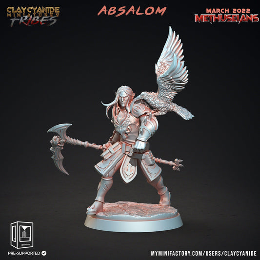 Absalom Vampire Undead Miniature | Perfect for Tabletop Adventures | 32mm Scale - Plague Miniatures