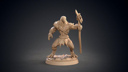 Ahaz Yuan-Ti Warrior Miniature | Serpent-Forged Guardian of the Shadows | 32mm Scale - Plague Miniatures