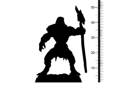 Ahaz Yuan-Ti Warrior Miniature | Serpent-Forged Guardian of the Shadows | 32mm Scale - Plague Miniatures