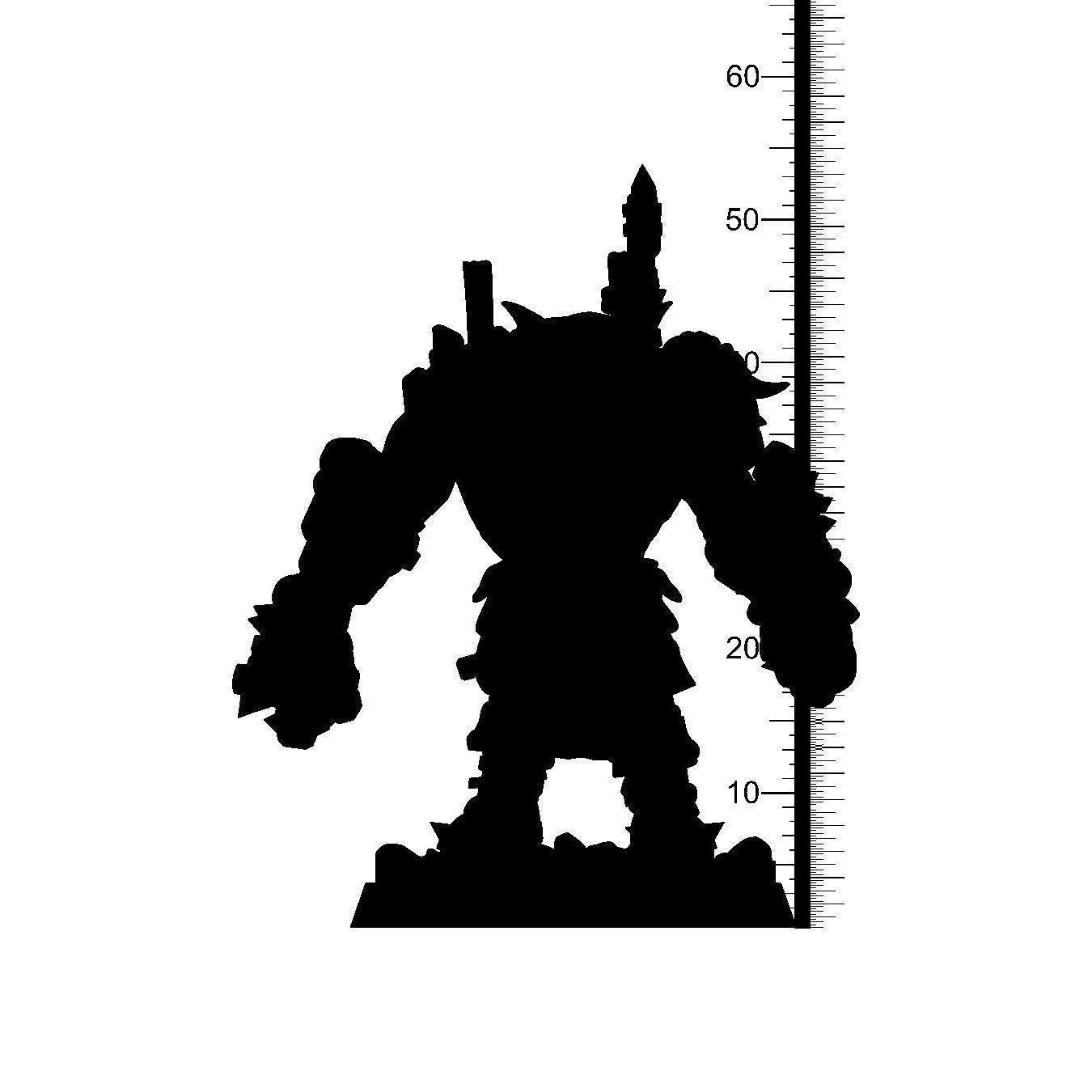 Ahr'gul, the War Troll Marauder Miniature | RPG Trolls for DnD | 32mm Scale - Plague Miniatures