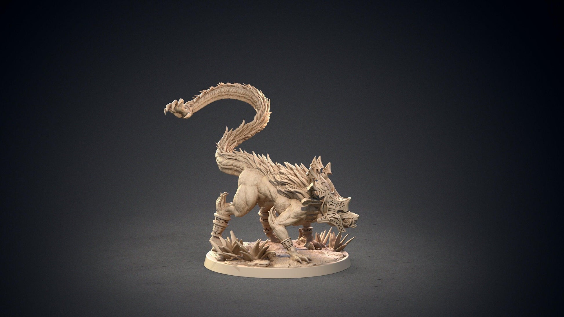 Ahuizotl Miniature | Explore the Aztec Pantheon in DnD 5e | 32mm Scale - Plague Miniatures