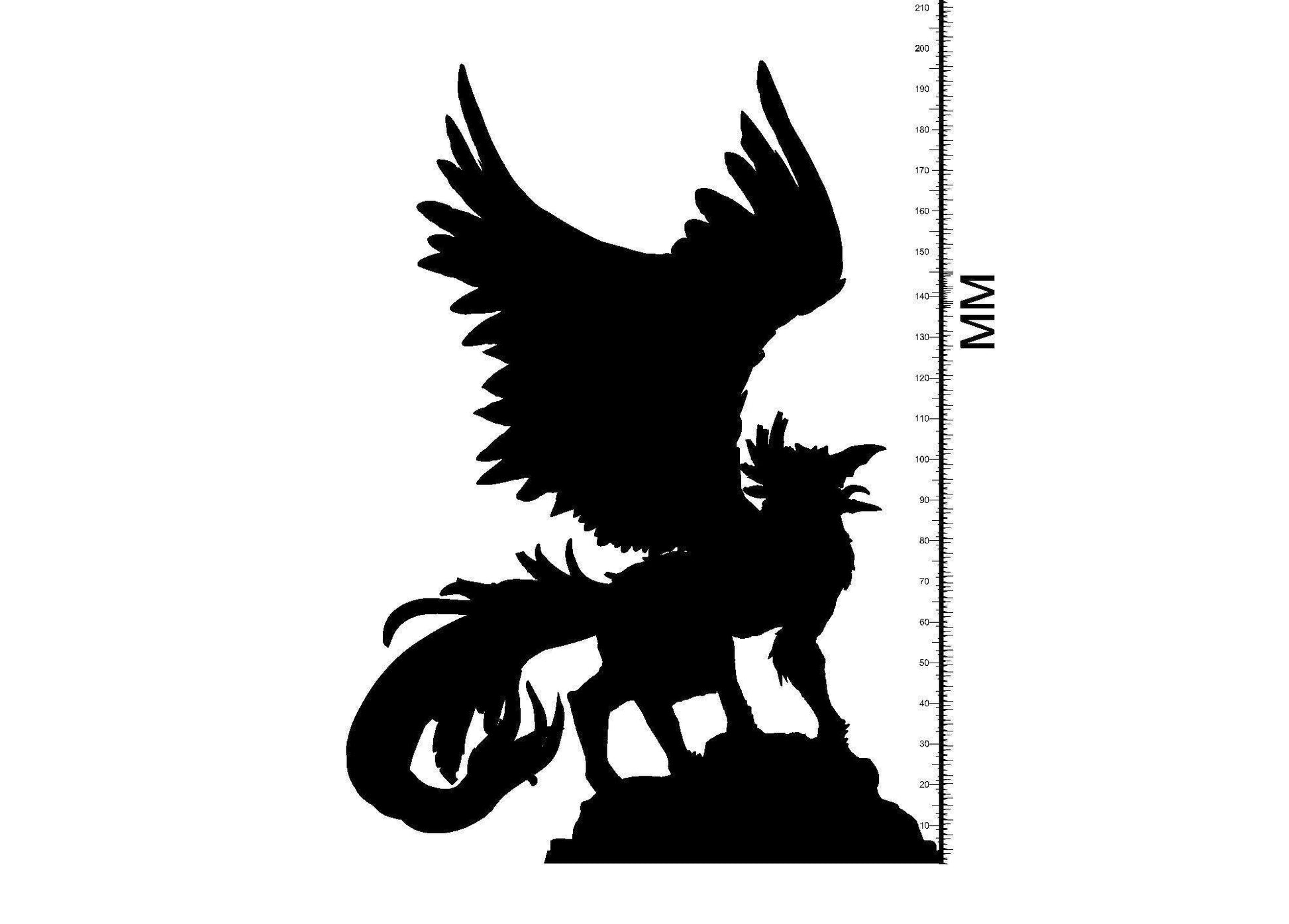 Aitvaras Cockatrice Miniature | Inspired by Baltic Mythology for Tabletop Adventures | 32mm Scale - Plague Miniatures