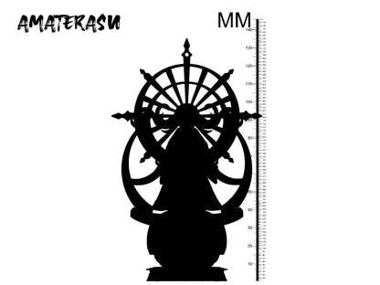 Amaterasu Miniature | Radiant Japanese Sun Goddess Figurine | 32mm Scale - Plague Miniatures