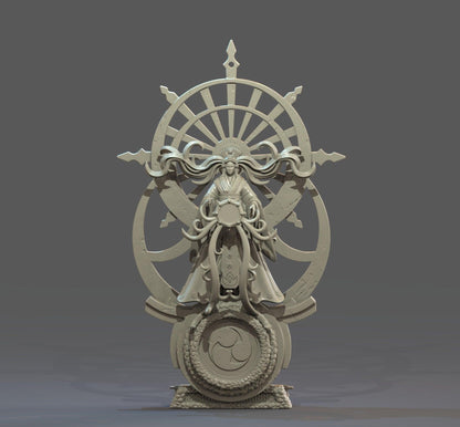 Amaterasu Miniature | Radiant Japanese Sun Goddess Figurine | 32mm Scale - Plague Miniatures