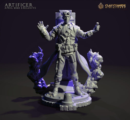 Artificer Explorer Miniature | DnD 5e Miniature for Dungeons and Dragons | 32mm Scale - Plague Miniatures shop for DnD Miniatures