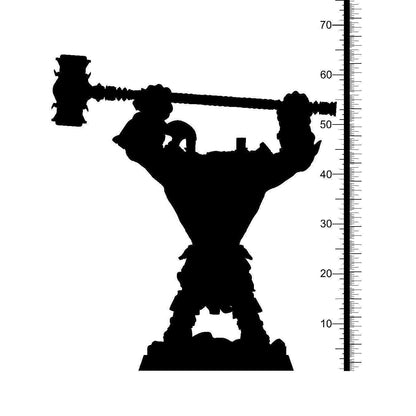 Astagor, the War Troll Raider Miniature | DnD Troll Figurine | 32mm Scale - Plague Miniatures