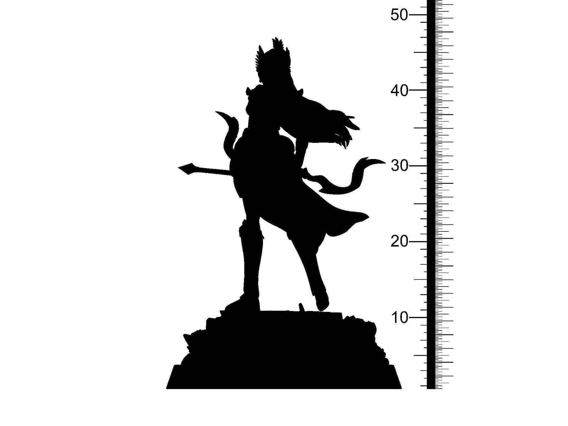 Atalanta, Female Water Warrior Miniature | Aquatic Defender for DnD | 32mm Scale - Plague Miniatures