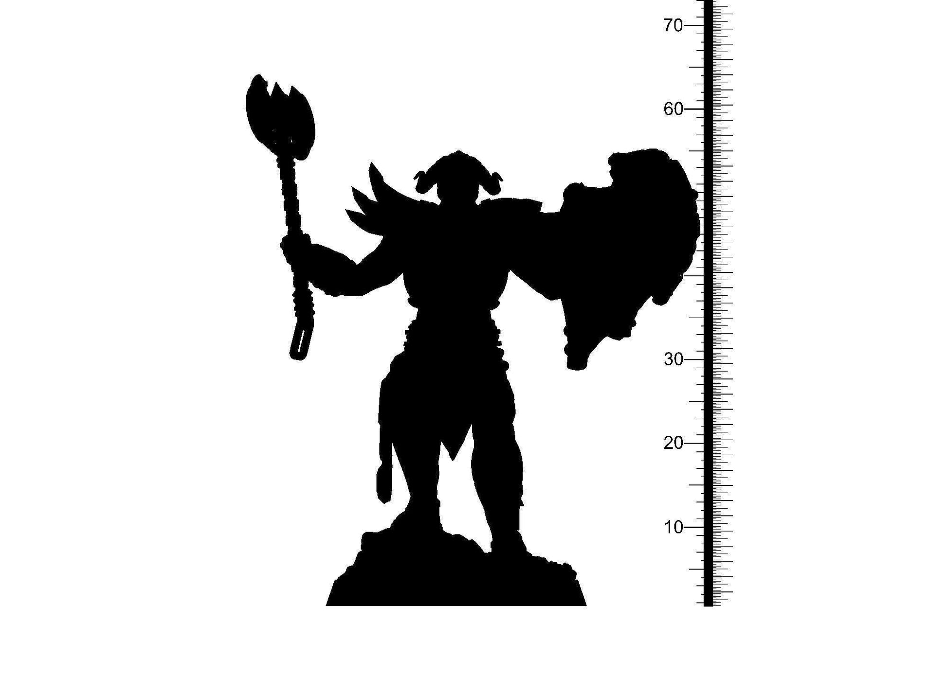 Ayabythos Demon Warrior Miniature | Infernal Might Unleashed | 32mm Scale - Plague Miniatures