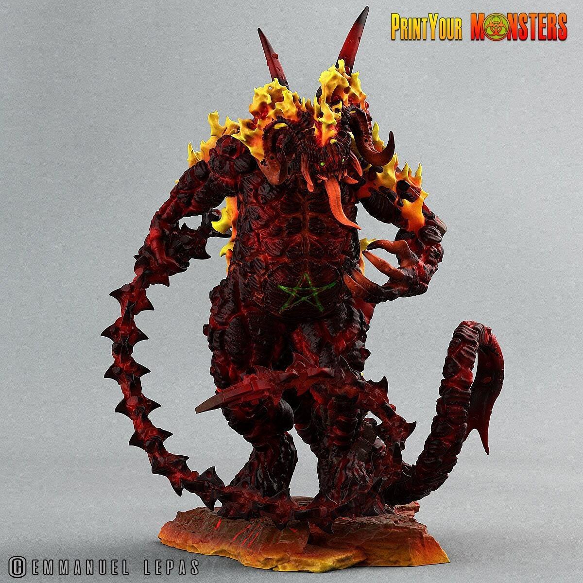 Balor Demon Miniature | Lord of Destruction - Plague Miniatures