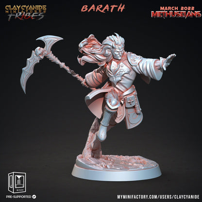 Barath Vampire Miniature | DnD 5e and Tabletop Gaming Monster | 32mm Scale - Plague Miniatures