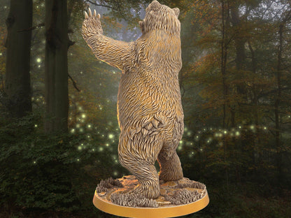Bear Miniature | Dragon's Forge | 32mm DnD 5e | Tabletop Gaming DnD Miniature | Dungeons and Dragon - Plague Miniatures