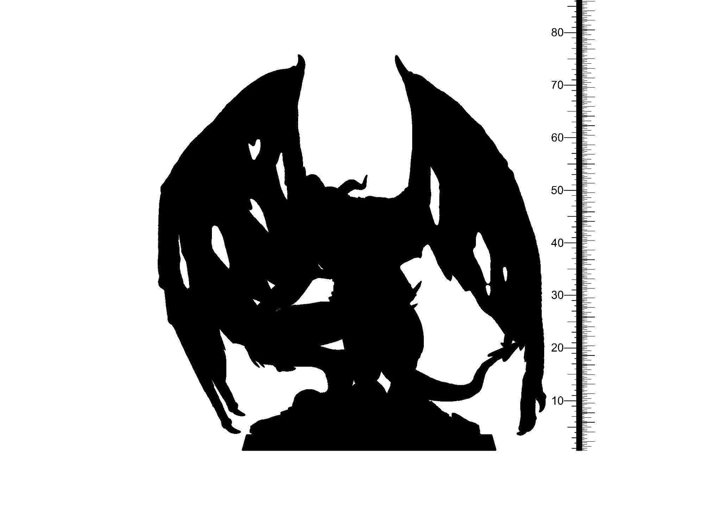 Belphagor Miniature | Winged Fiend of Malevolent Flight | 32mm Scale - Plague Miniatures