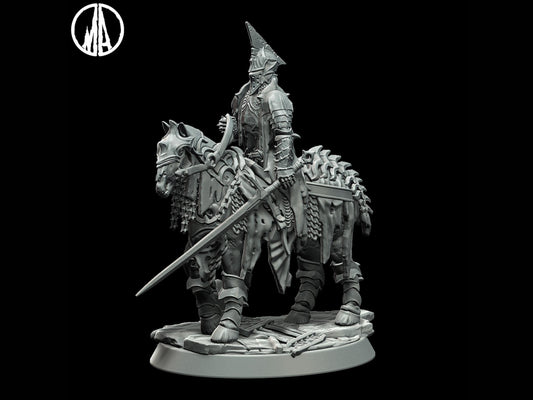 Black Rider 28mm scale Tabletop gaming DnD Miniature Dungeons and Dragons dnd 5e - Plague Miniatures