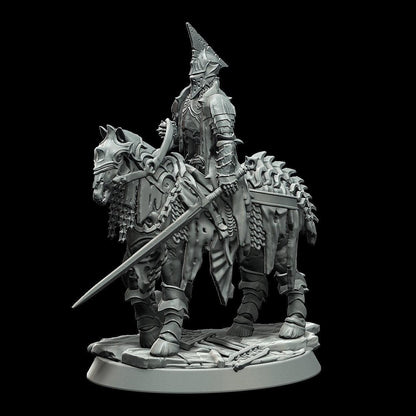 Black Rider 28mm scale Tabletop gaming DnD Miniature Dungeons and Dragons dnd 5e - Plague Miniatures