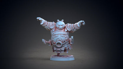 Bo-Bo Pandaren Miniature | Pandafolk Adventurer for Tabletop RPGs | 32mm Scale - Plague Miniatures