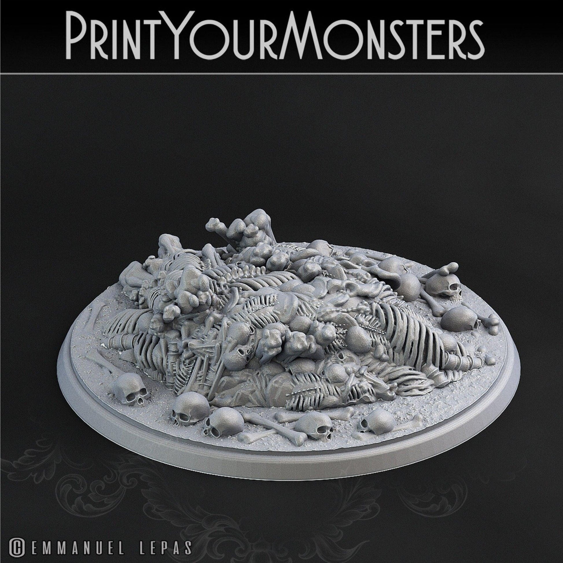 Bone Golem Miniature | 3 Phases of Construction - Plague Miniatures